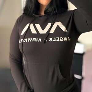 Angels and Airwaves hoodie dark brown